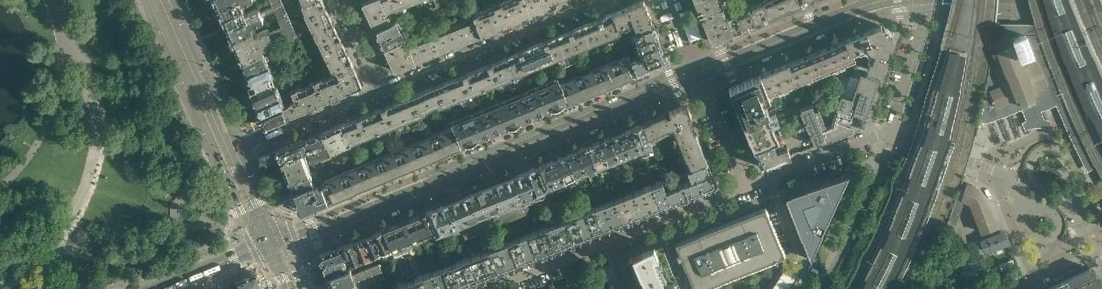 Luchtfoto van Dapperbuurt-Zuid