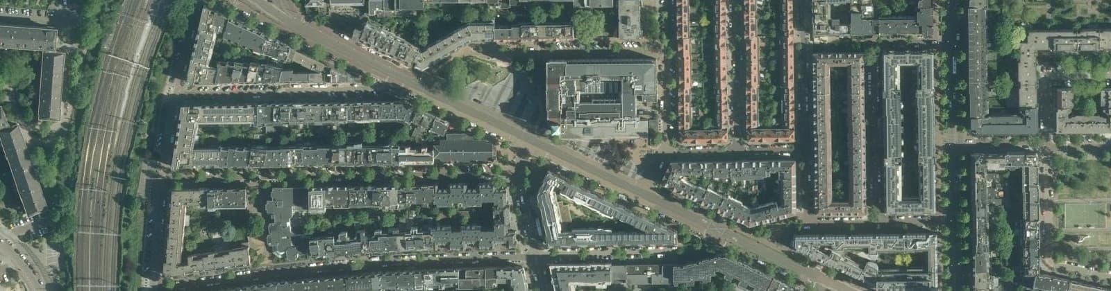 Luchtfoto van Timorpleinbuurt-Noord