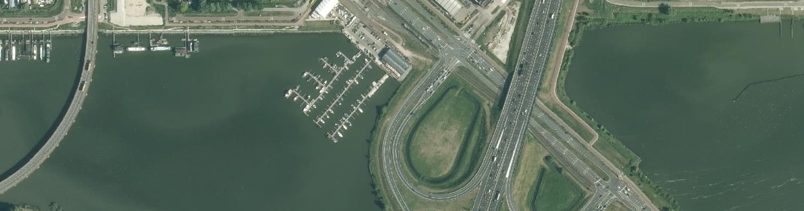 Luchtfoto van Baaibuurt-Oost