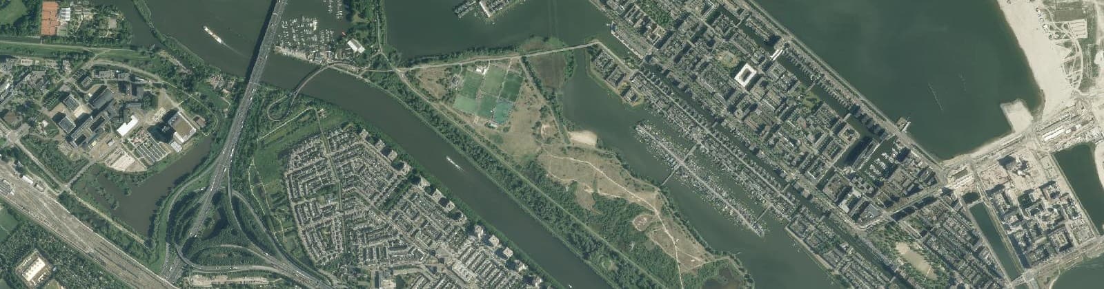 Luchtfoto van Bovendiep/Diemerpark