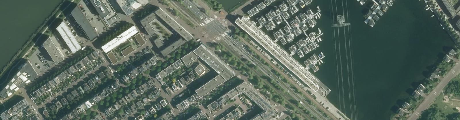 Luchtfoto van Steigereiland-Zuid