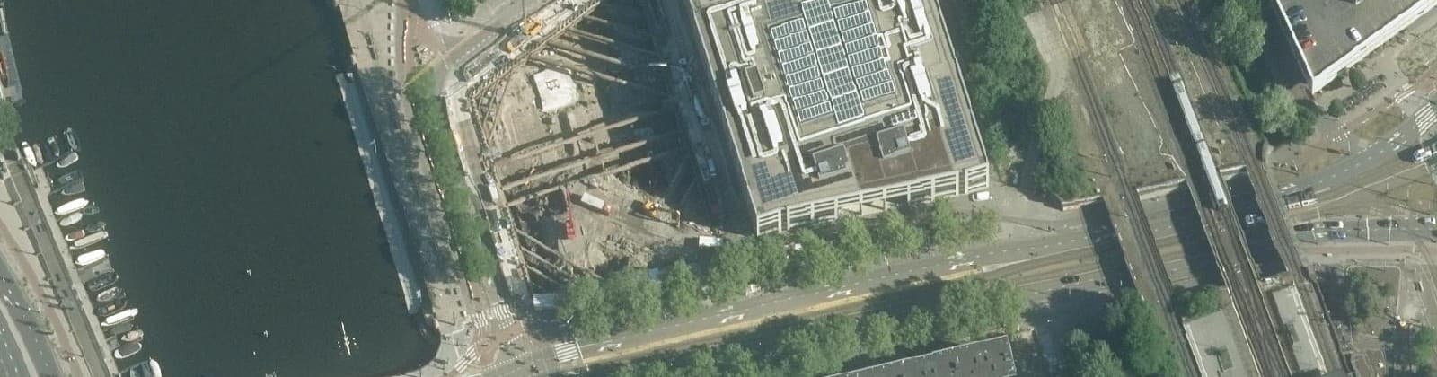 Luchtfoto van Van der Kunbuurt