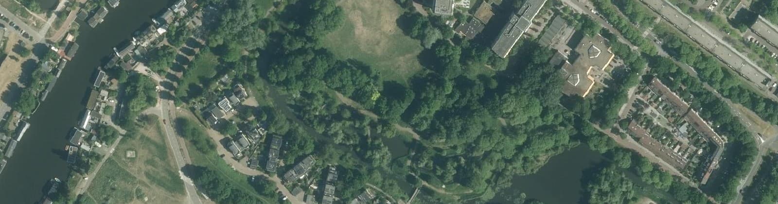 Luchtfoto van Buiksloterbreek