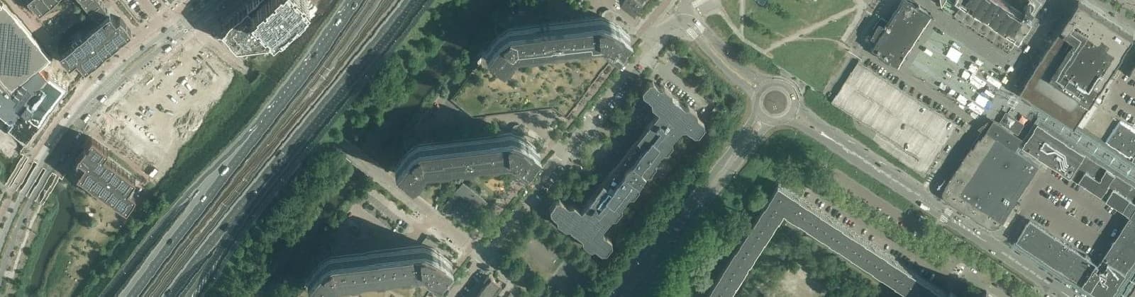 Luchtfoto van Loenermark