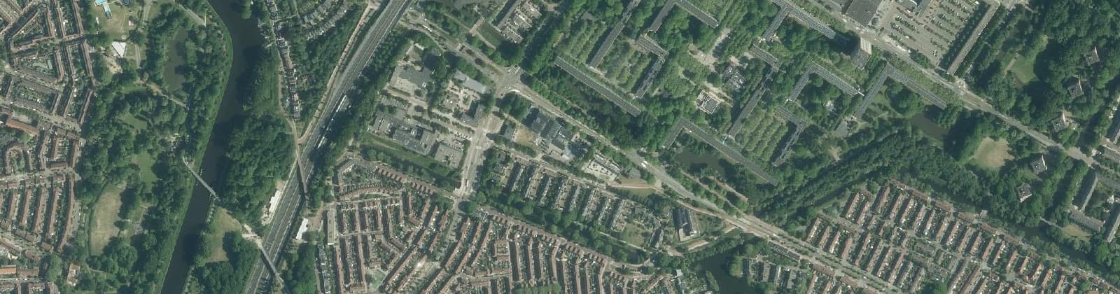 Luchtfoto van Rode Kruisbuurt