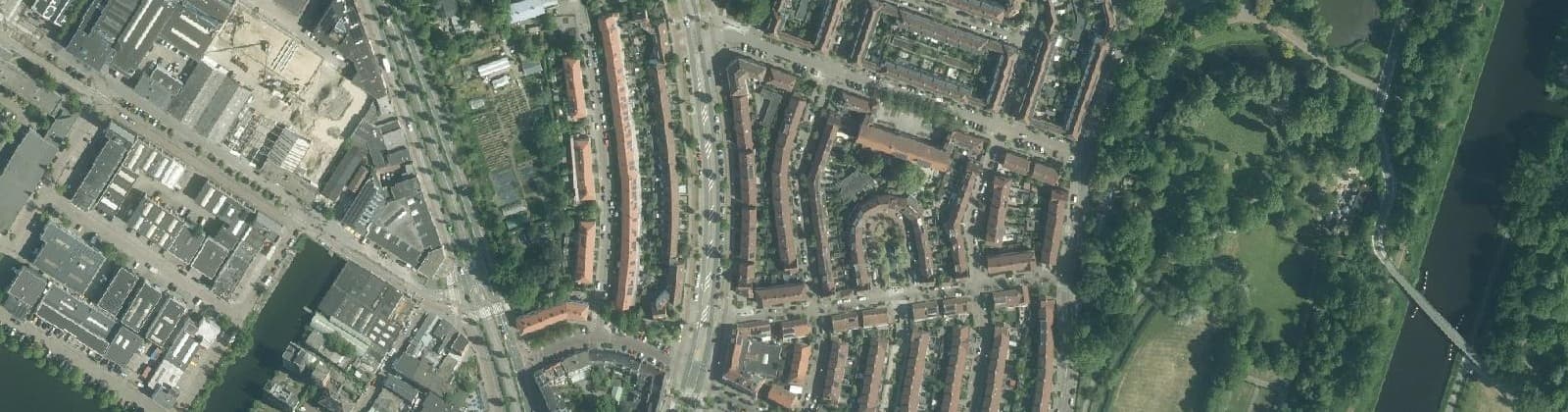 Luchtfoto van Bloemenbuurt-Zuid