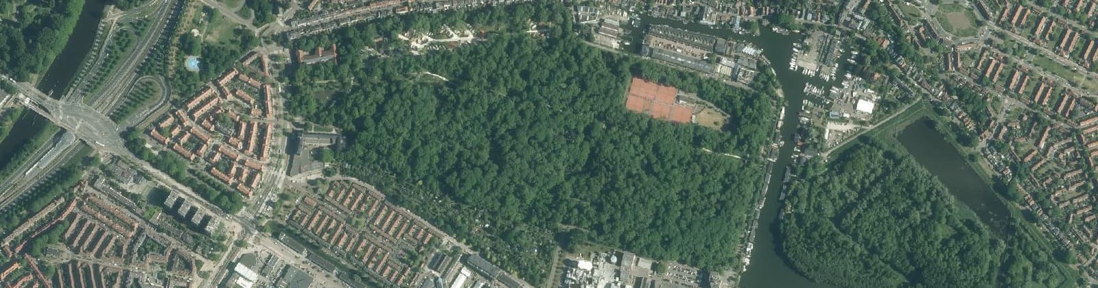 Luchtfoto van Vliegenbos
