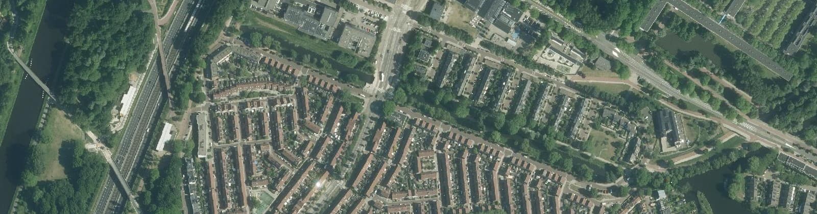 Luchtfoto van Blauwe Zand