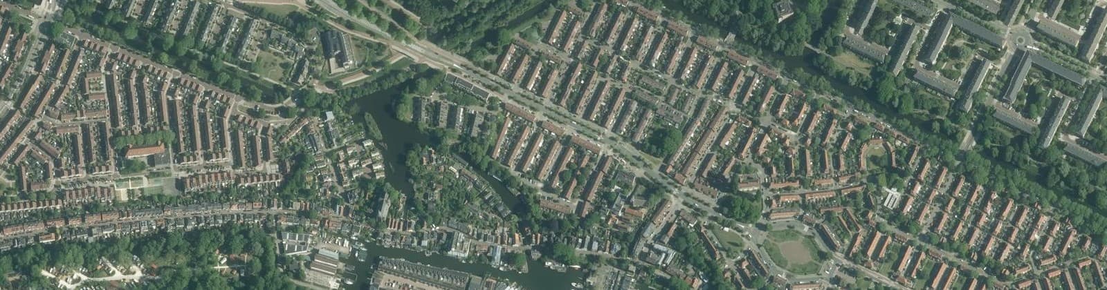 Luchtfoto van Tuindorp Nieuwendam-West