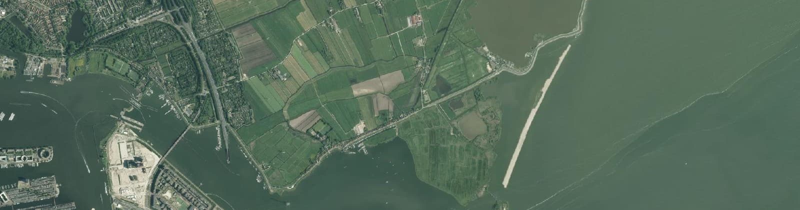 Luchtfoto van Durgerdam