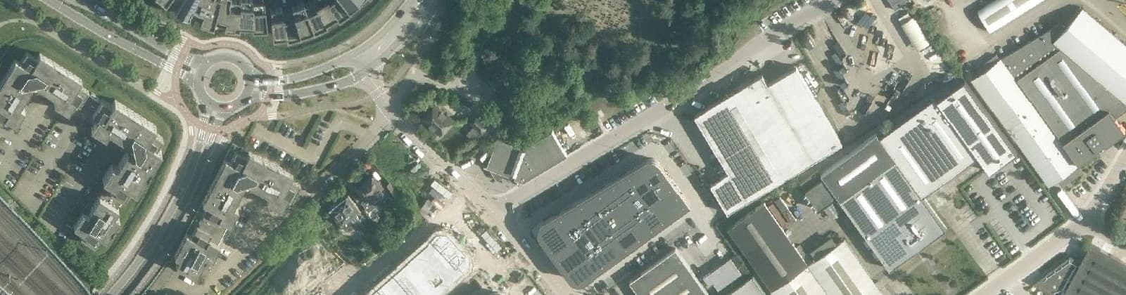 Luchtfoto van Bedrijventerrein Nijverheidslaan