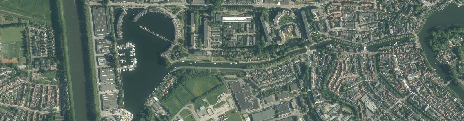 Luchtfoto van Hogewey-Zuid