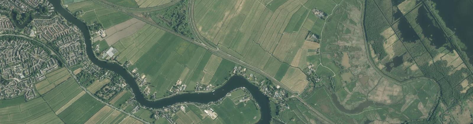 Luchtfoto van Oostelijke Vechtoever