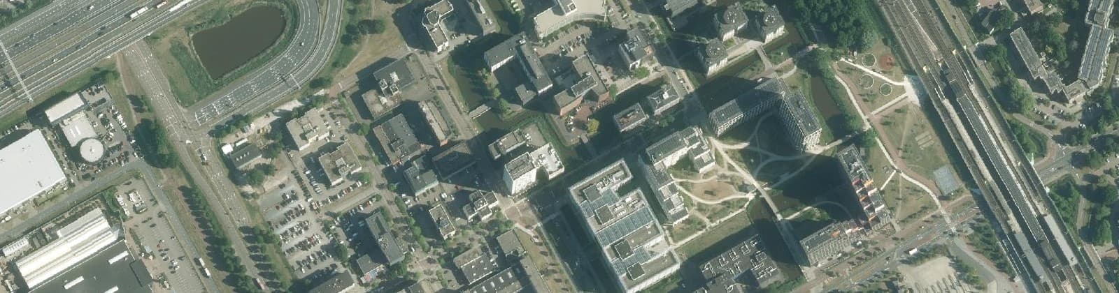 Luchtfoto van Amstel III deel A/B-Zuid