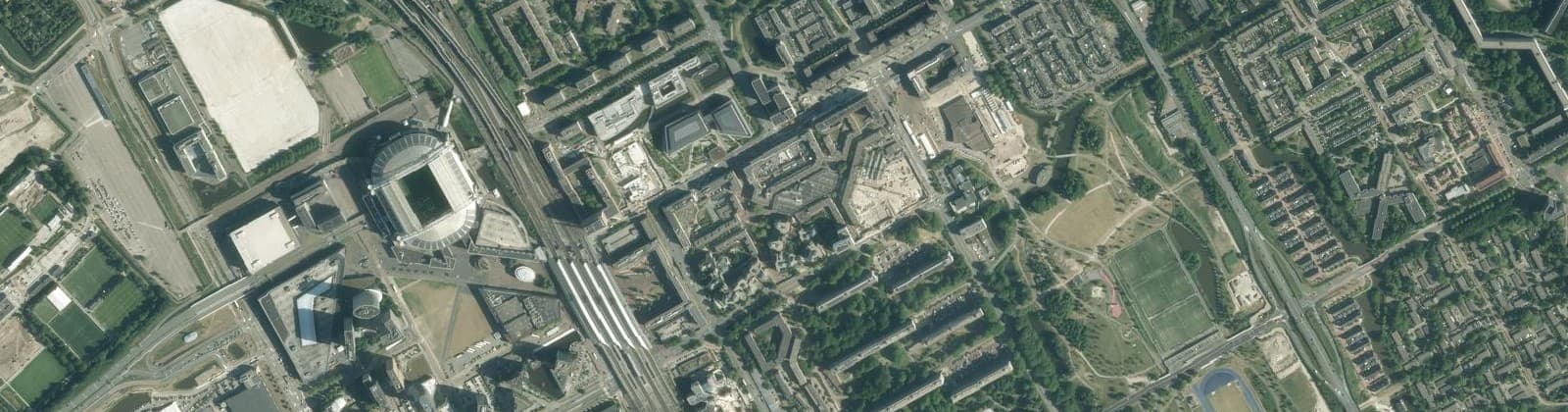 Luchtfoto van Amsterdamse Poort