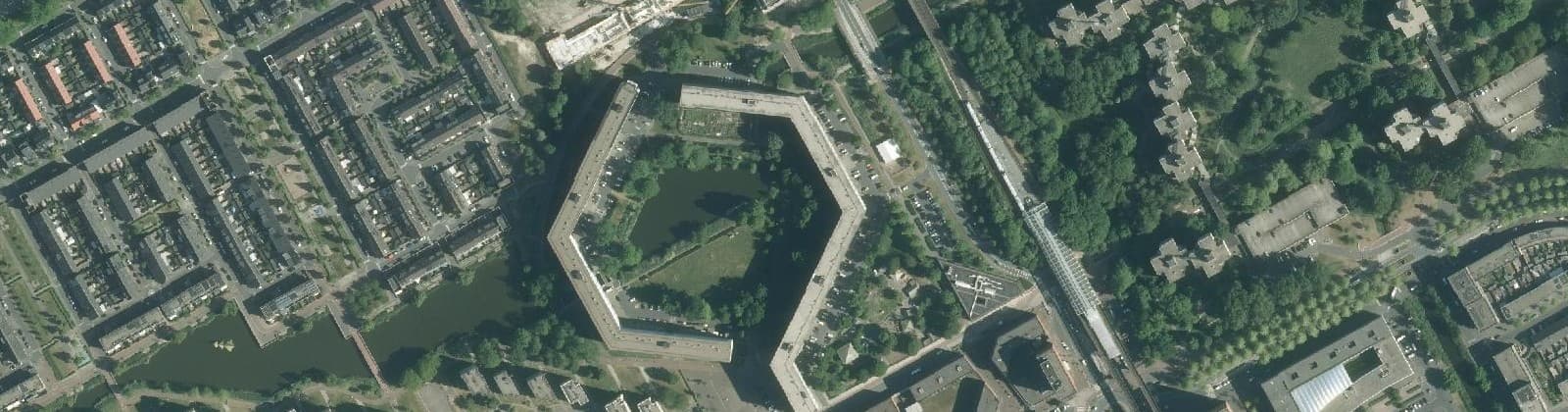 Luchtfoto van G-buurt-Noord