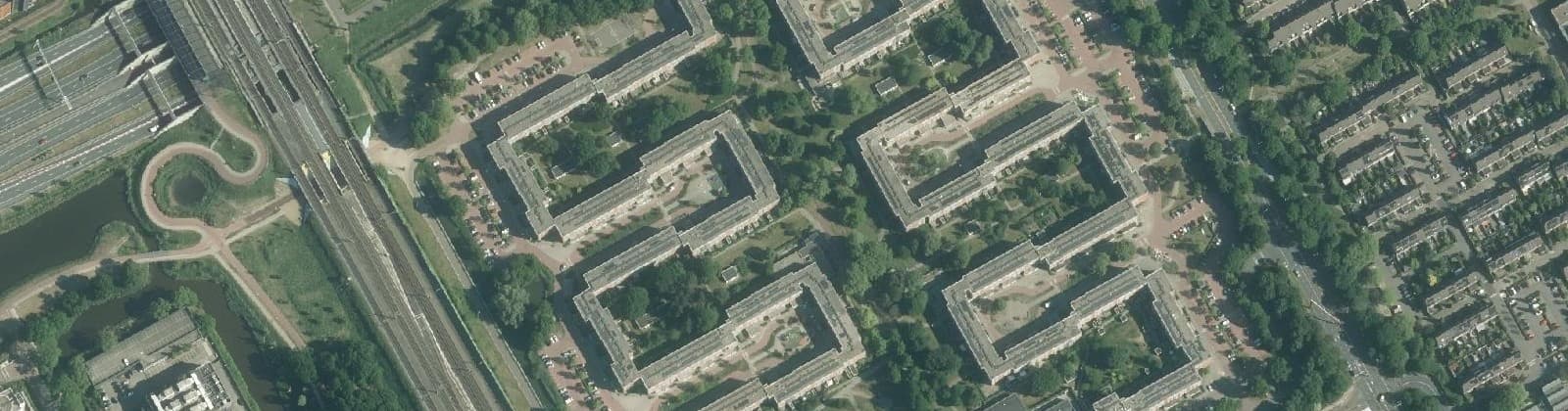 Luchtfoto van Holendrecht-West