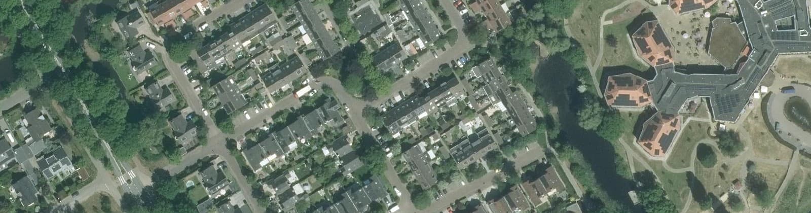 Luchtfoto van Landweg