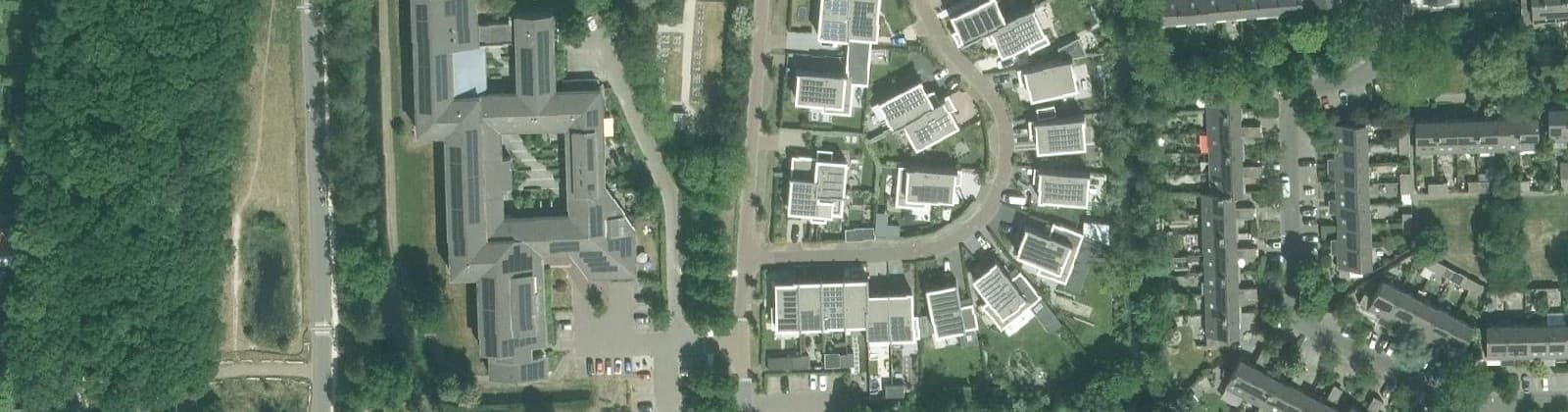 Luchtfoto van Oldehove