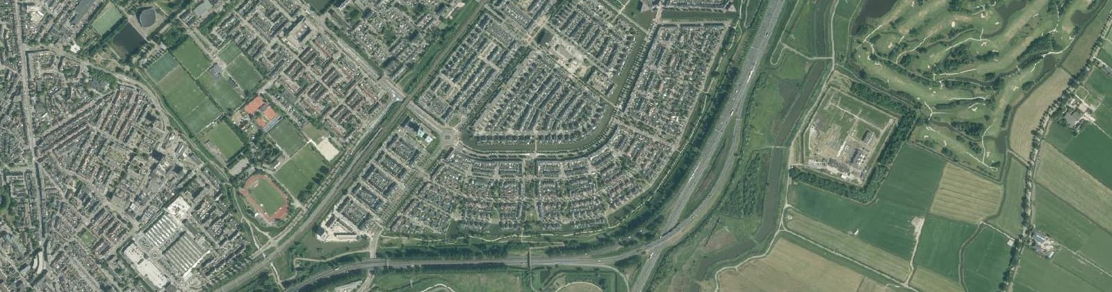 Luchtfoto van Lanen