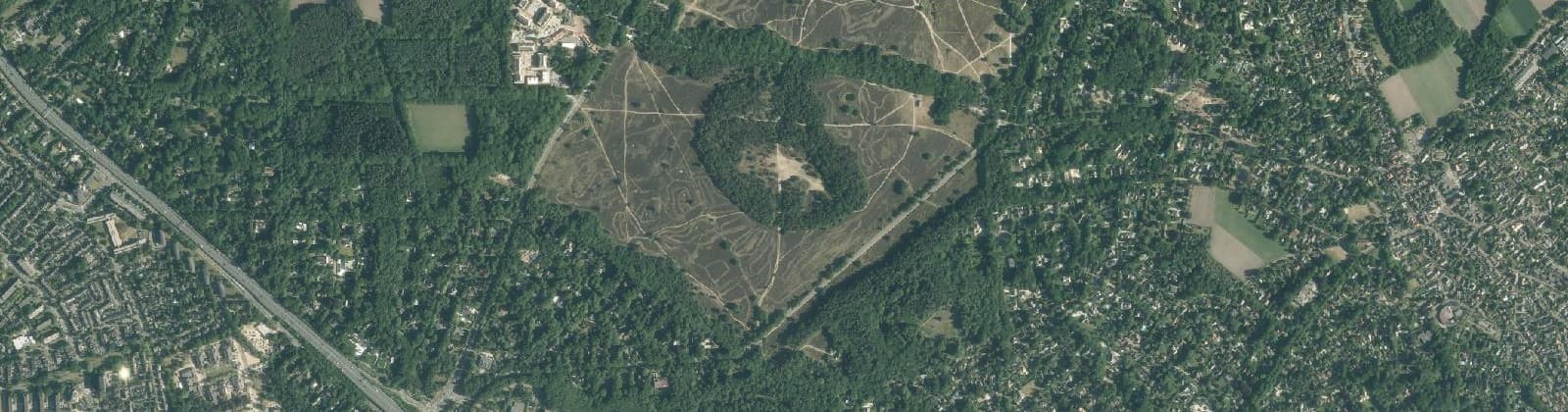 Luchtfoto van Blaricummer Heide