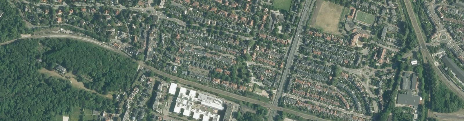 Luchtfoto van Overveen
