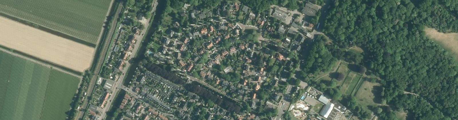 Luchtfoto van Villawijk Bijweg