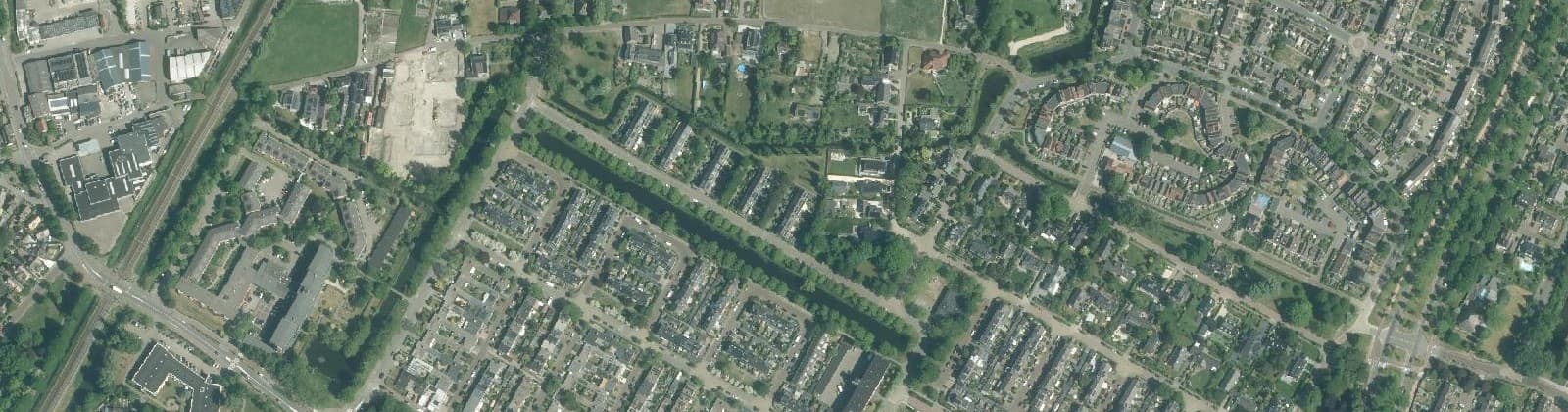 Luchtfoto van Kooiweg