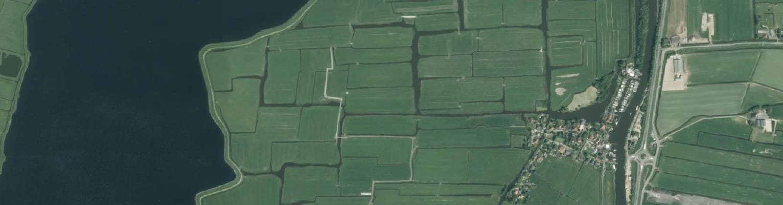 Luchtfoto van De Woude