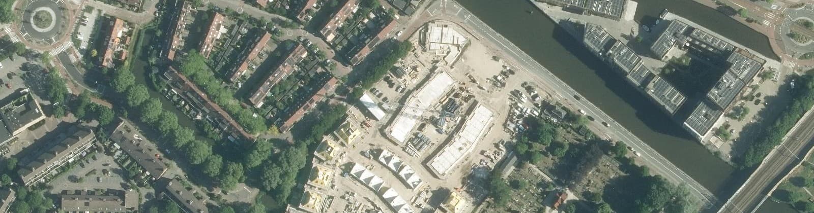 Luchtfoto van Anne Frank