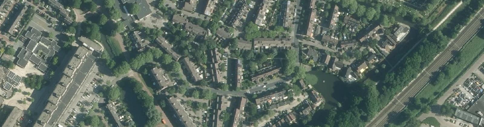 Luchtfoto van Schelpenhoek