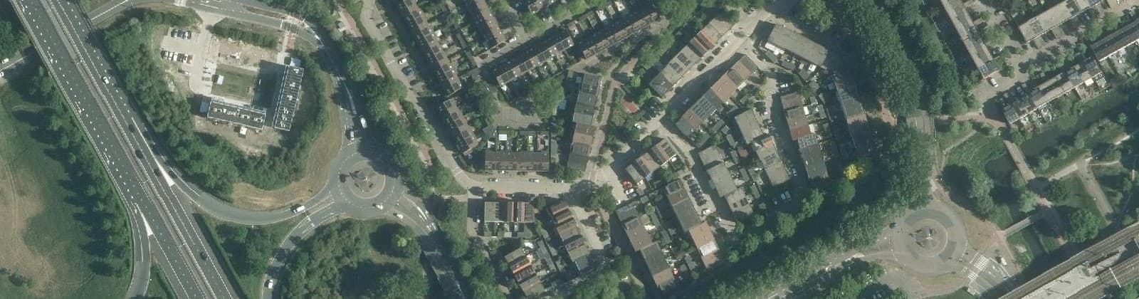 Luchtfoto van Polderland