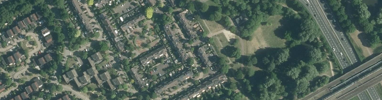 Luchtfoto van Biesbosch