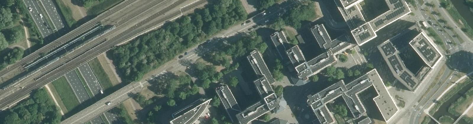 Luchtfoto van Campus Diemen Zuid