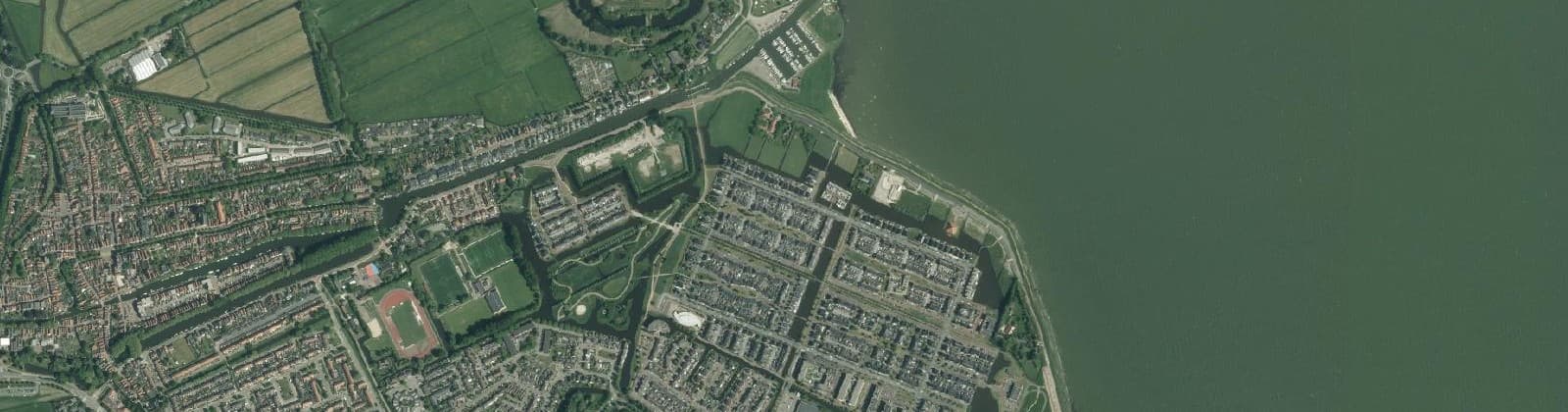 Luchtfoto van Broeckgouw
