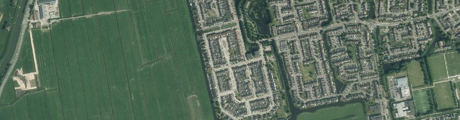 Luchtfoto van Lange Weeren