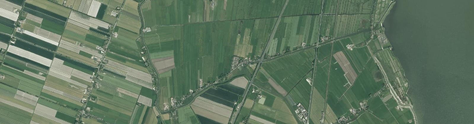 Luchtfoto van Beets