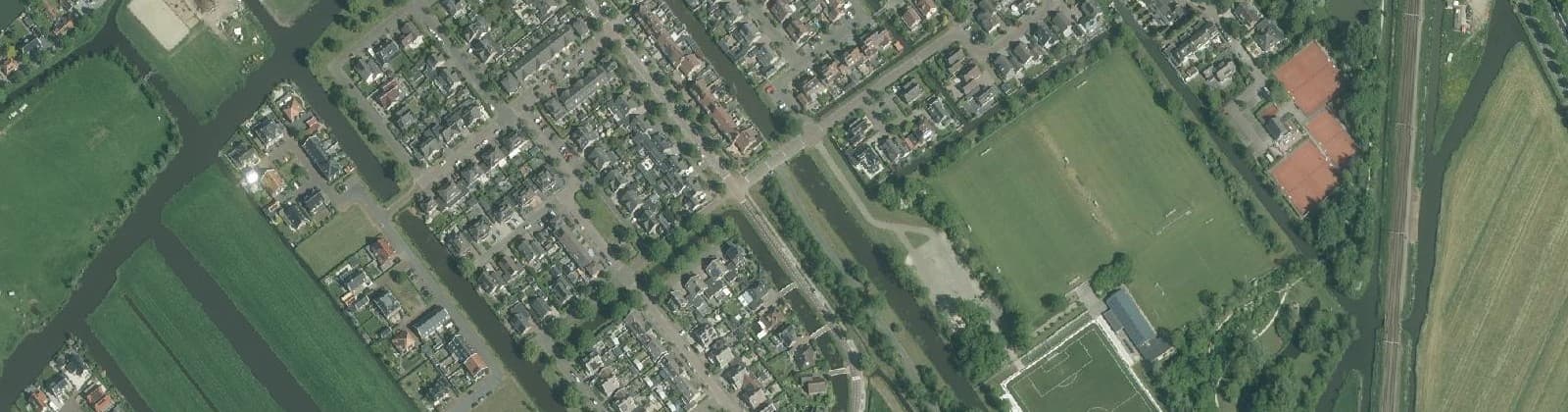 Luchtfoto van De Watering