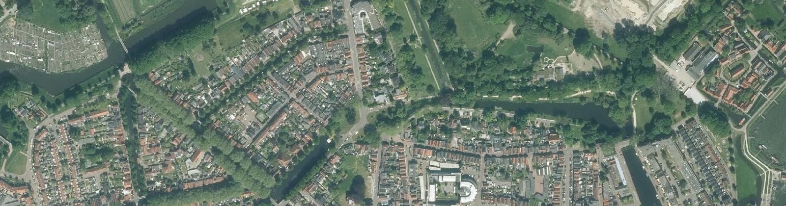 Luchtfoto van Centrum Noord-Oost