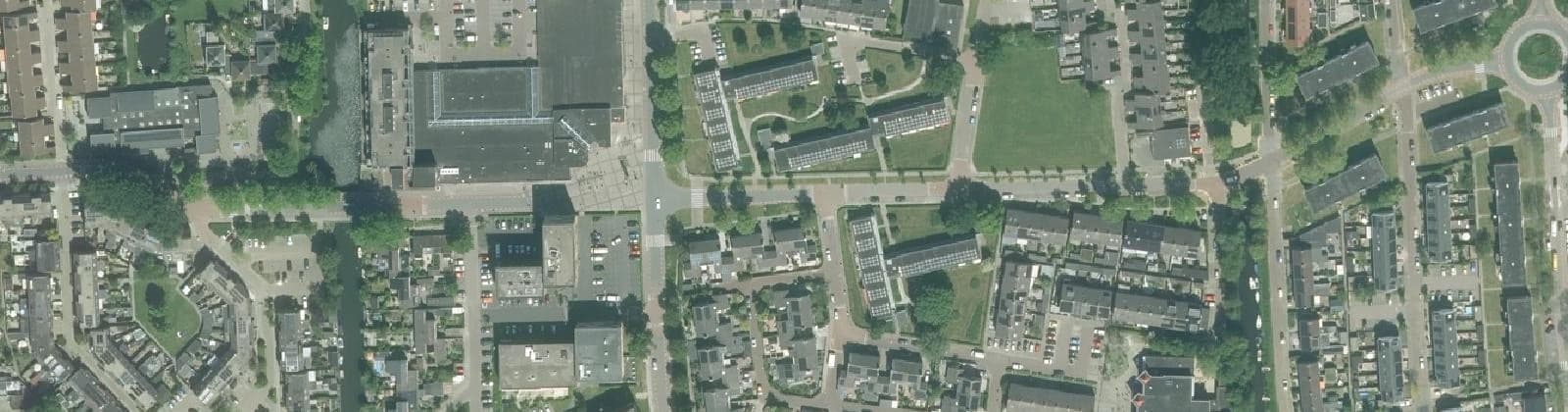 Luchtfoto van Oude Gouw