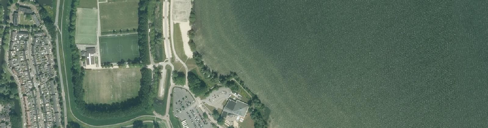 Luchtfoto van Enkhuizerzand