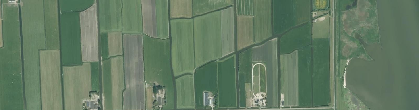 Luchtfoto van Enkhuizen buitengebied