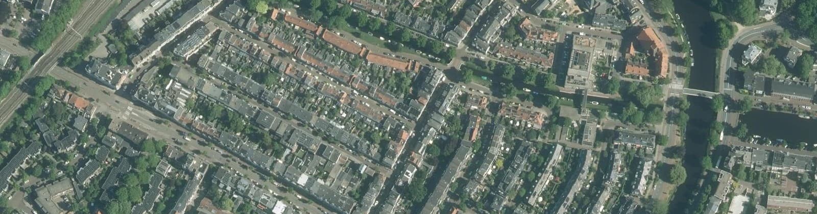 Luchtfoto van Garenkokerskwartier