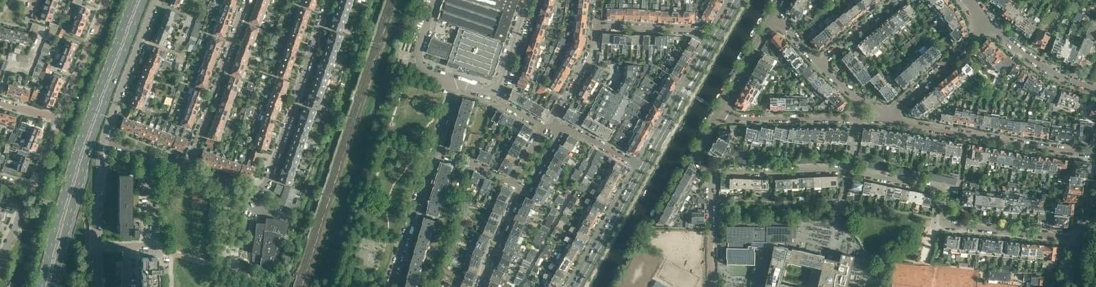 Luchtfoto van Natuurkundigenbuurt-oost