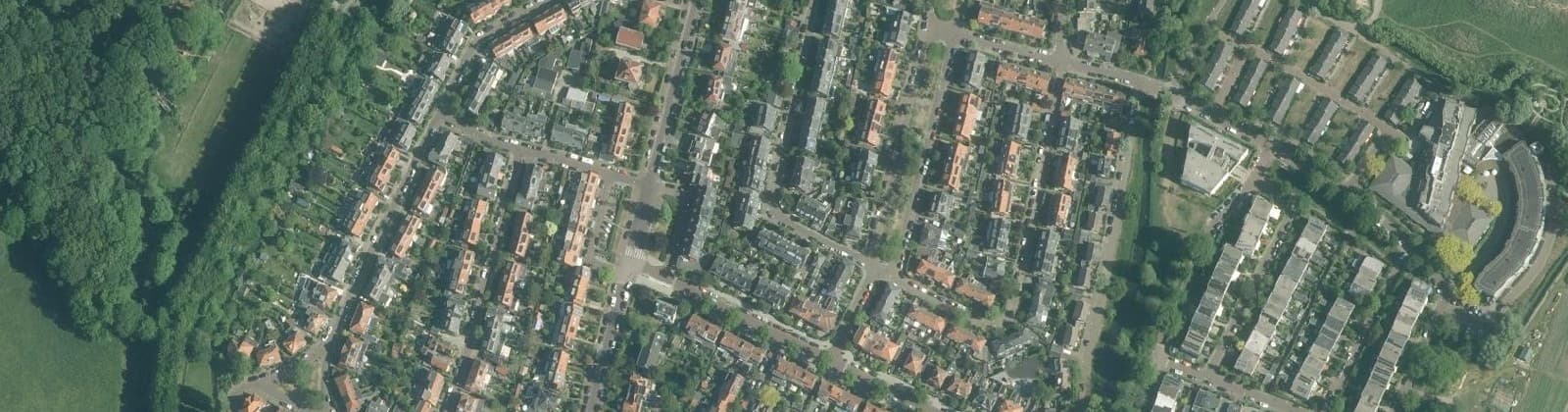 Luchtfoto van Ramplaankwartier