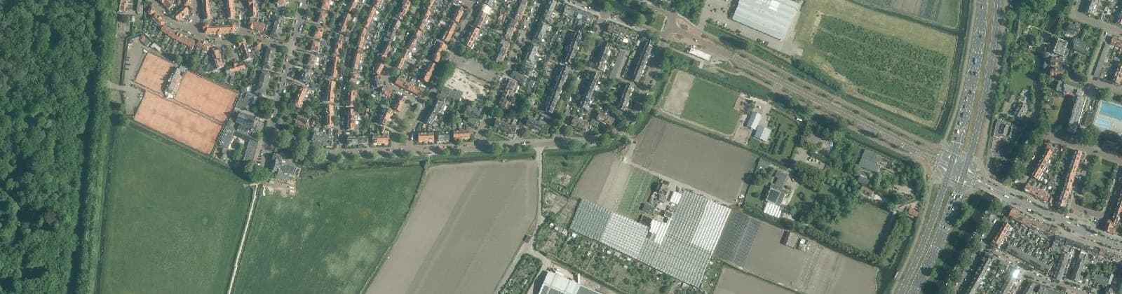 Luchtfoto van Tuinbouwgebied-noord