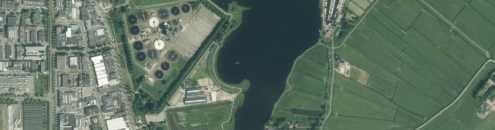 Luchtfoto van Schoteroog en Veerpolder