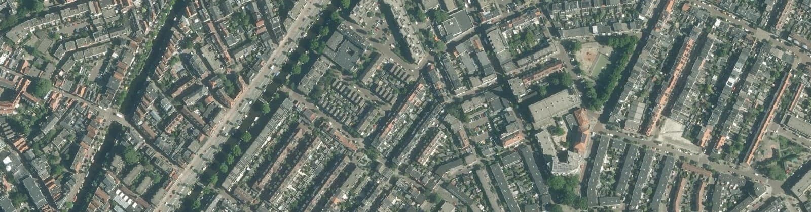 Luchtfoto van Oude Amsterdamsebuurt