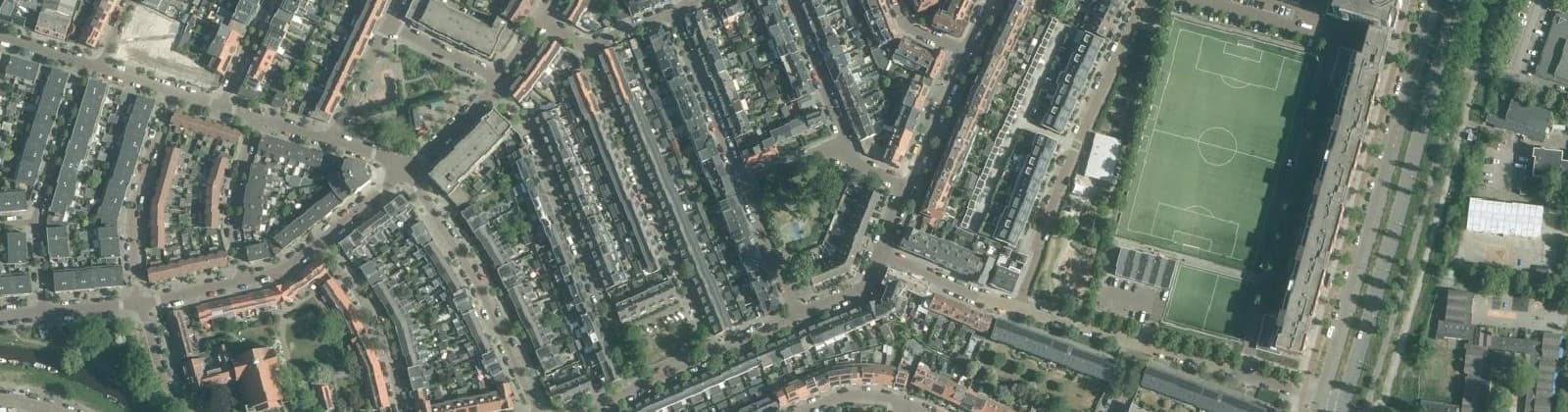 Luchtfoto van Van Zeggelenbuurt