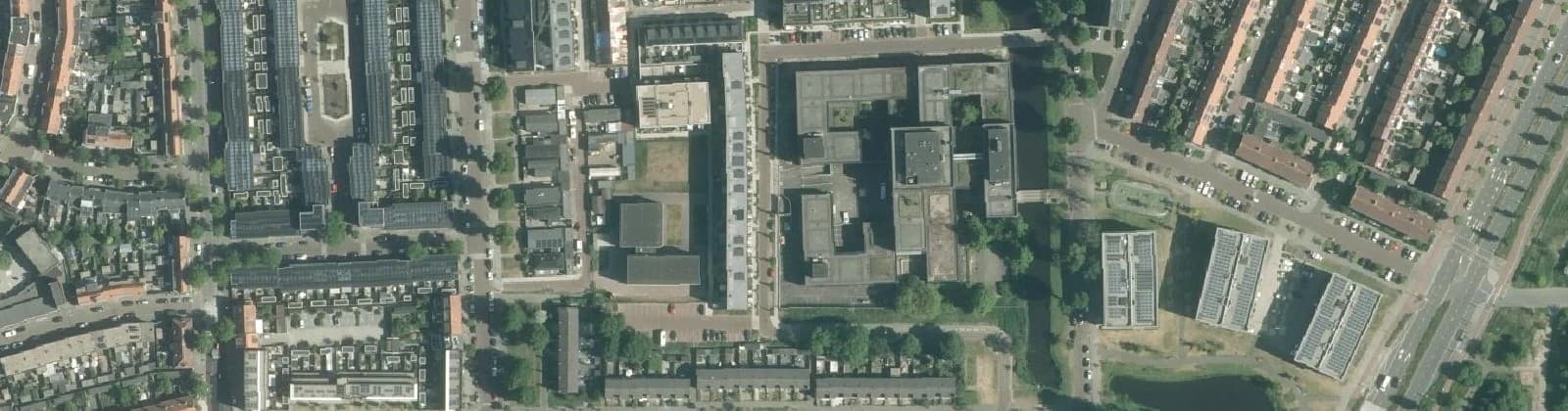 Luchtfoto van Verzetsliedenbuurt